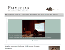 Tablet Screenshot of palmerlab.org